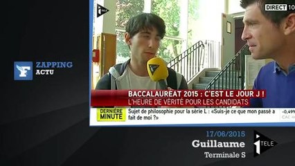 Les premières réactions des lycéens à la sortie du bac de philo