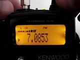 Kenwood TH-F6  escutas em 40 metros LSB