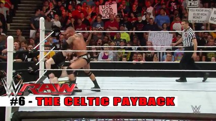 Top 10 WWE Raw moments- June 15_ 2015