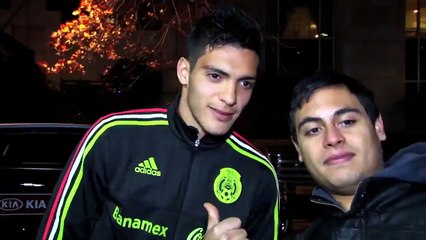 Raúl Jiménez, motivado por su gol ante Chile