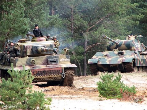 WW2 REENACTMENT Sahara 2010 Kurland 1944 Eastern Front Battlefield.Panther&Tiger vs T34 etc.