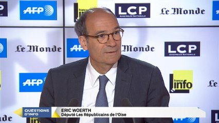 Questions d’info : Eric Woerth, député les Républicains de l’Oise, ancien ministre