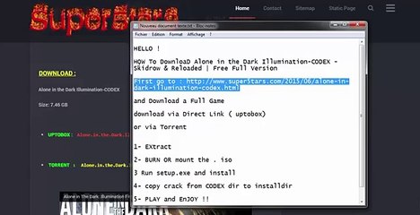 HOW TO Download & INSTALL  Alone in the Dark Illumination  Skidrow - Reloaded  Free Full - TORRENT