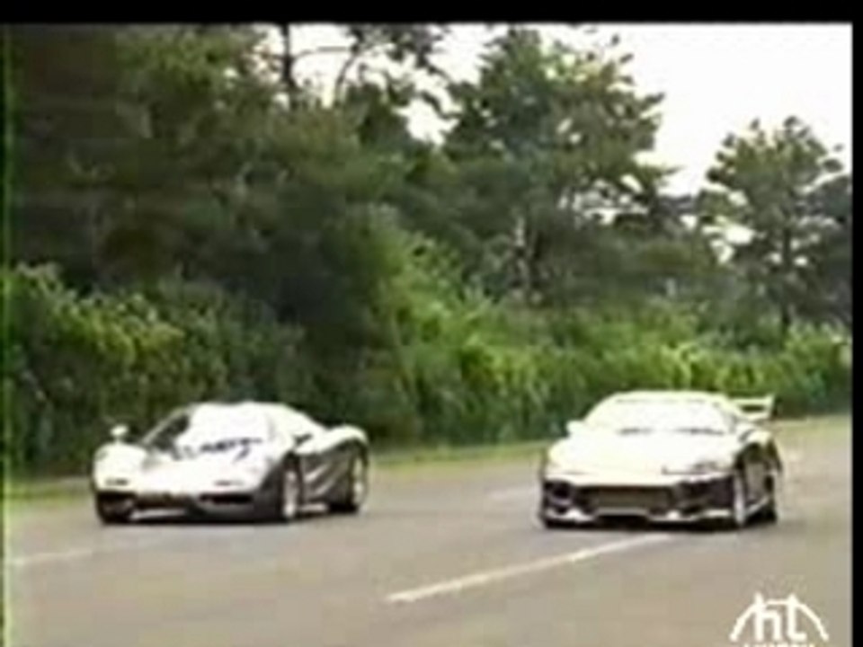 Street Racing Supra vs Mclaren F1