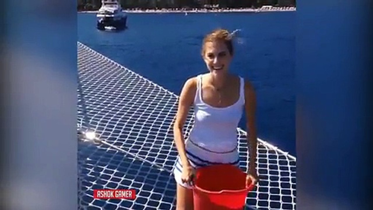 Ice Bucket Girls in White TShirts Compilation video Dailymotion