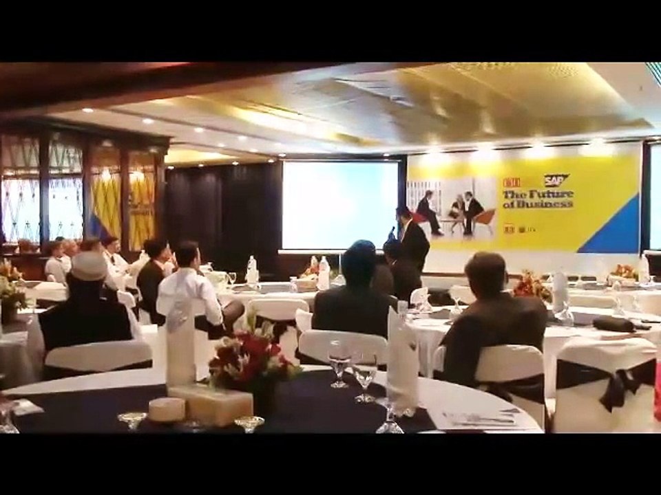 Event Coverage:CIO Dinner Discussion Hosted by SAP_ Presentation 1