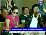 Pacquiao thanks Filipinos for support