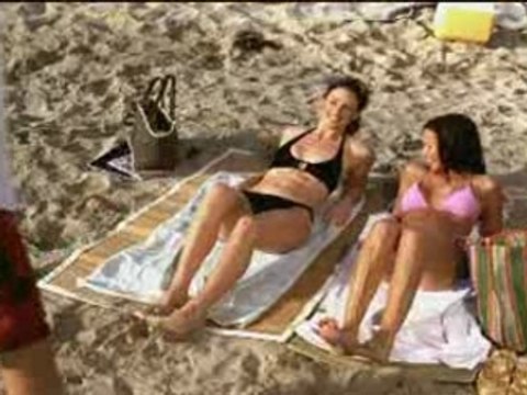 Pub biere Bud Light Plage