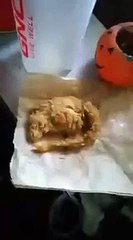 Pidió un pollo y le llevaron una rata frita