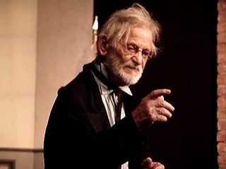 Prof. Irwin Corey at the Prop Theater