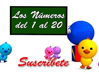 Los números del 1 al 20 - Canción infantil - La Pelota Loca