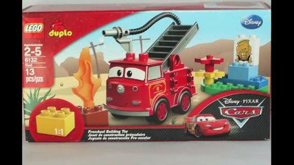 Lego Red Fire Truck Dinsey Pixar Cars Lego Duplo Set Stanley Radiator Springs