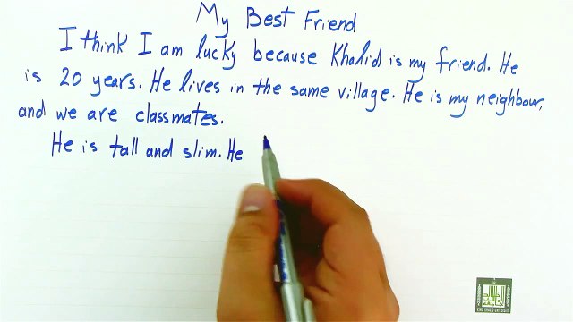 ENGLISH COURSE Lesson 37 / Writing / Describing People