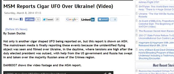 Ukraine UFO Really US Military Sky Dreadnought