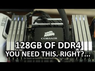 128GB of DDR4 Memory!!! Does more RAM = better performance?