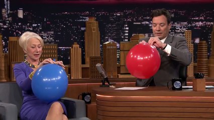 Helen Mirren Chats with Jimmy While Sucking Helium