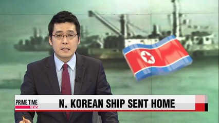 S. Korea sending N. Korean ship back home