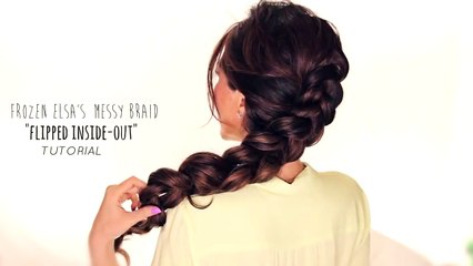 ★FROZEN ELSA Inside-Out BRAID HAIR TUTORIAL | CUTE HAIRSTYLES
