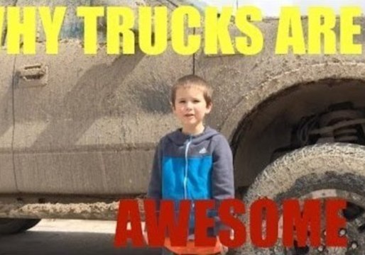 Young Boy Explains Why Trucks Are Awesome
