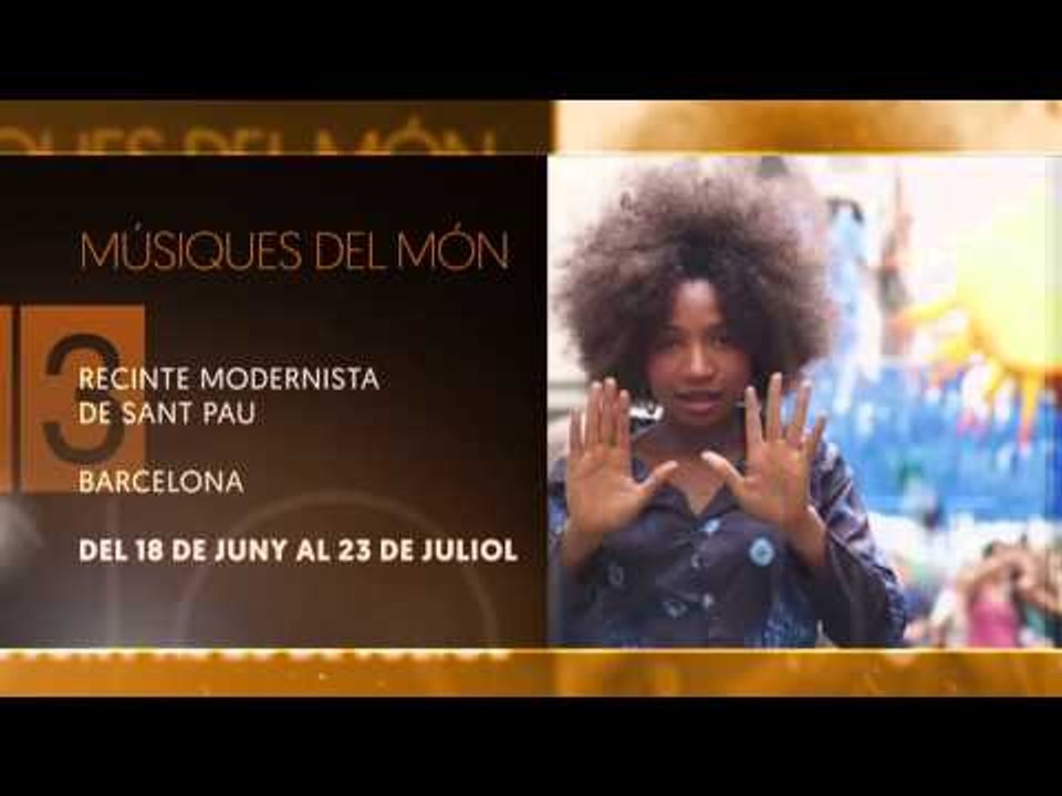 TV3 - Tria33 - Músiques del Món al recinte modernista de Sant Pau, a Barcelona