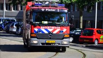 Brandweer Amsterdam met spoed naar verschillende meldingen in Amsterdam