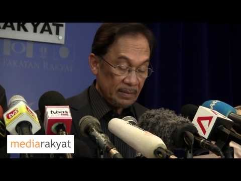 (PC) Anwar Ibrahim: Najib Dengan Kerjasama Penuh SPR Teleh Merompak Kemenangan Pakatan Rakyat