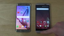 Samsung Galaxy S6 Edge vs  HTC One M9   Which Is Faster 4K