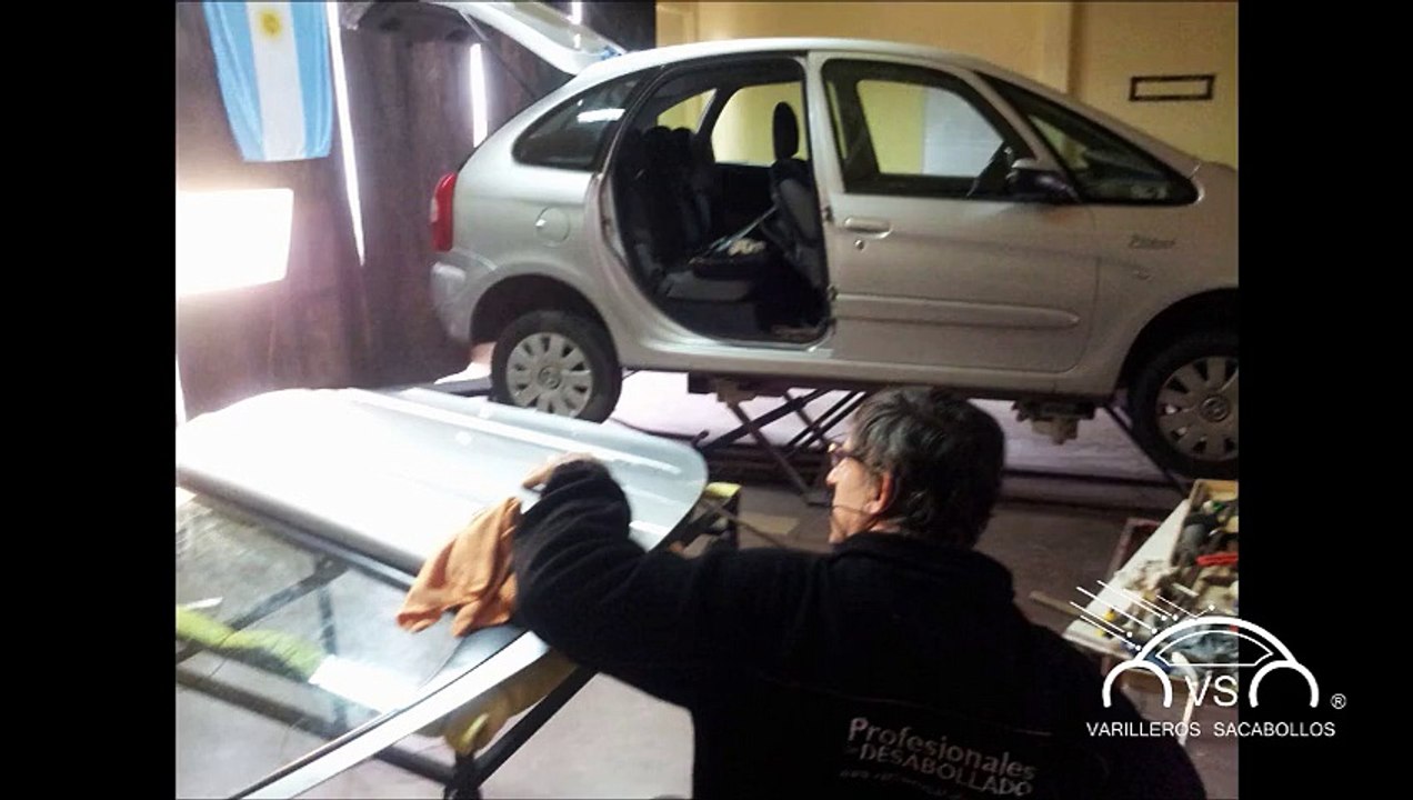 Diferentes reparaciones desabollado sin repintar varillero sacabollos