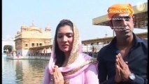 Second Hand Husband | Tina Ahuja and Gippy Grewal Seek Blessings at the Golden Temple