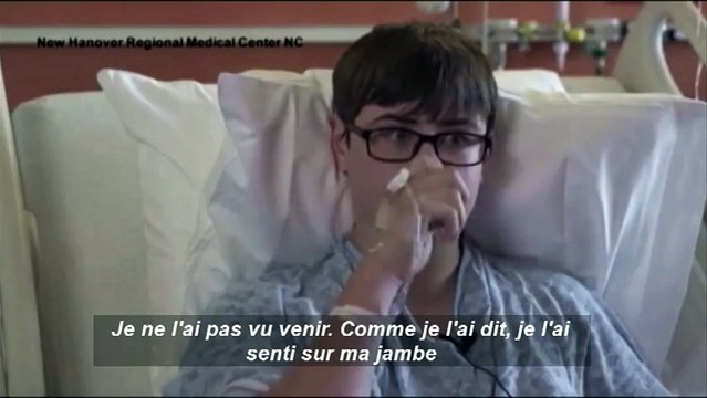 Je ne l'ai pas vu venir , l'ado attaqué par un requin aux États-Unis témoigne