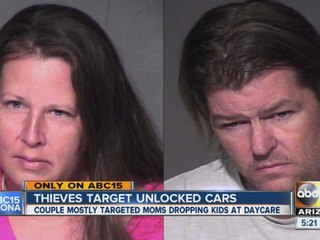 Thieves target unlocked cars