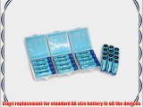 24 pcs of Tenergy AA 2600 mAh high capacity NiMH Rechargeable batteries with 6 Free Holders