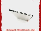 Grape Solar Slate 11000mAh Rechargeable Lithium Portable Battery Pack for Cell Phones Smartphones