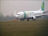 landing,taxi,and take off transavia B.737-800 and landing embraer erj-135