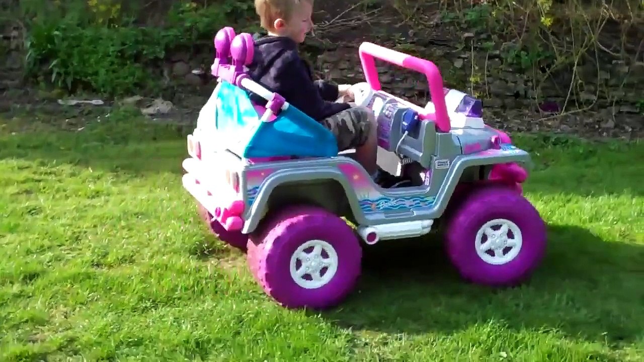 Fisher Price Barbie Jeep 12V  Ride-on Electric Car for sale on e-bay