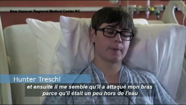 Je ne l'ai pas vu venir , l'ado attaqué par un requin aux États-Unis témoigne