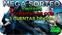[ESPECIAL 5000] (CERRADO) | MEGA SORTEO - 3 INTROS   3 CUENTAS GTA V & COD: BO 2/AW