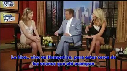 Emma Watson gusta de los enanos Entrevista subtitulada