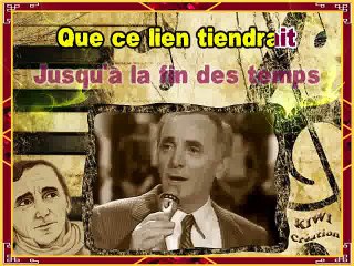 KARAOKE CHARLES AZNAVOUR - Sur ma vie