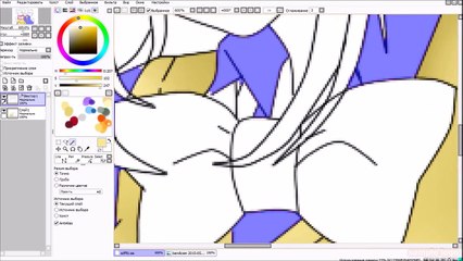 SpeedArt Anime Fnaf Chica and ToyChica (Sai)