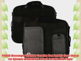 PINDAR Messenger Shoulder Carrying Bag Durable Case (Black) For Sylvania SDVD9000B2 9-Inch