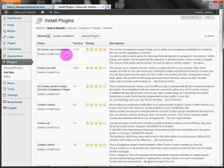 EU Cookie Law Compliance Wordpress Plugin Installation Instructions
