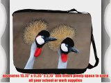Rikki KnightTM Beautiful Crowned Crane Birds Messenger Bag - Shoulder Bag - School Bag for