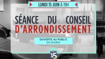 Conseil d'Arrondissement du 15 eme du Lundi 15 Juin 2015