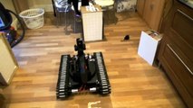 Crap Tank MKII - Homemade RC Airsoft turret test with a high rate of fire.