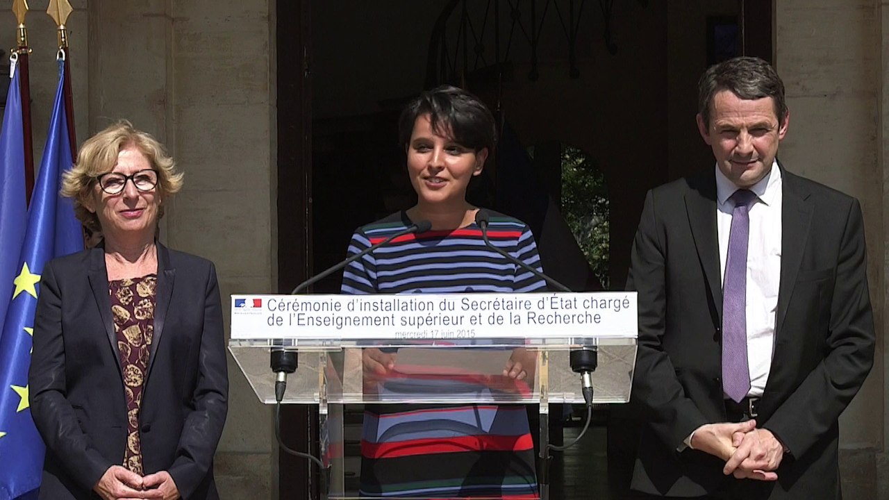 Cérémonie d’installation de Thierry MANDON par Najat VALLAUD-BELKACEM - Allocution de Najat Vallaud-Belkacem