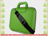 Lime Green Cady Cube Ultra Durable 12 inch Tactical Hard Messenger bag for your Apple MacBook