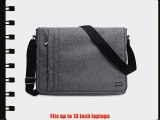 MacBook Pro / Air 13 Inch CaseCrown Campus Horizontal Messenger Bag (Charcoal Gray)
