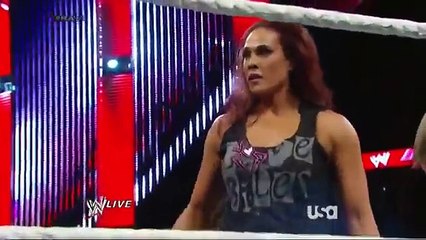 AJ Lee & Tamina Snuka vs  The Bella Twins