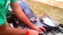how to fix electric start and power of bajaj motor bike